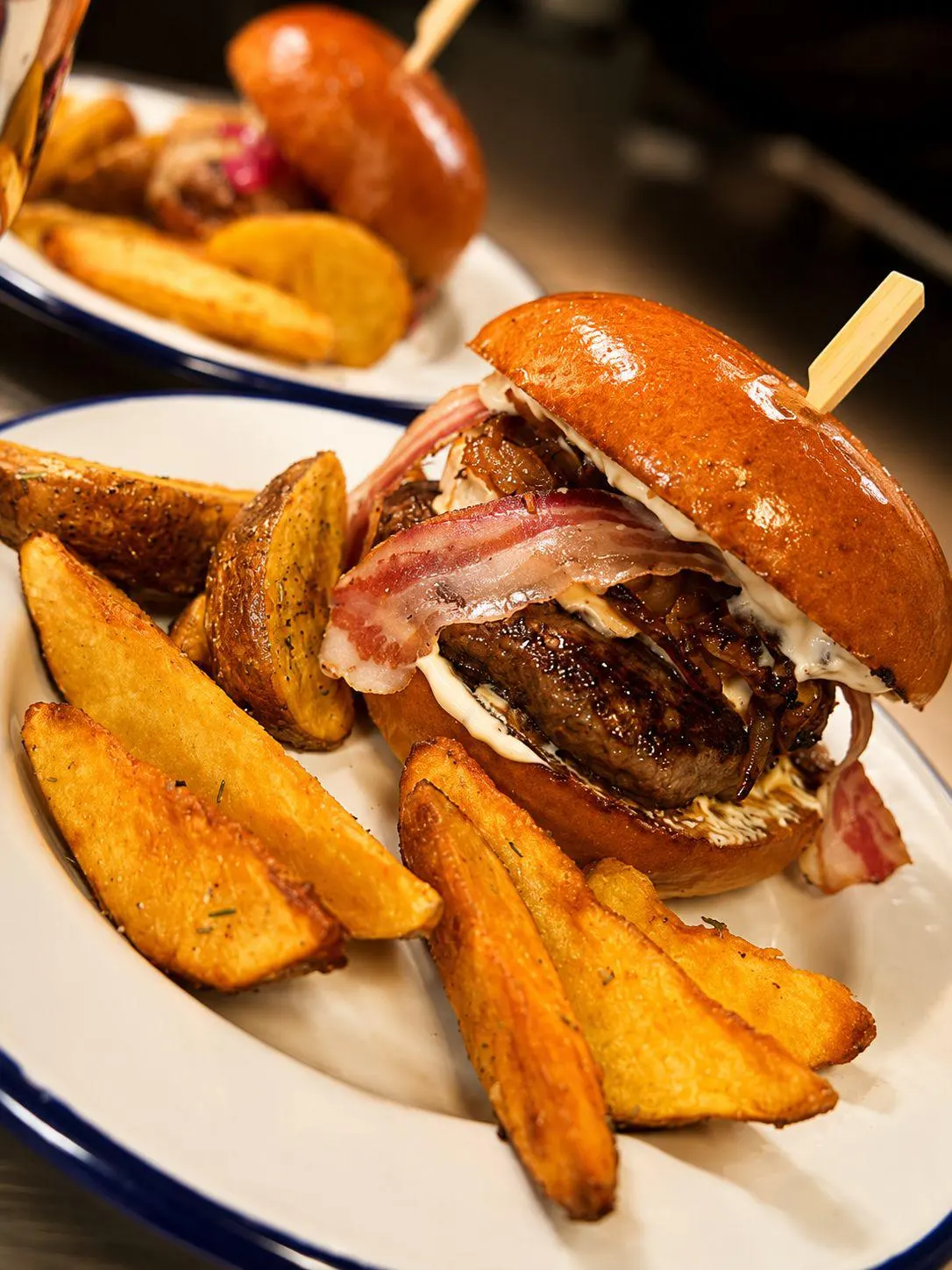 une photo d'un burger du restaurant
